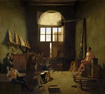 Atelier de David by Leon Mathieu Cochereau